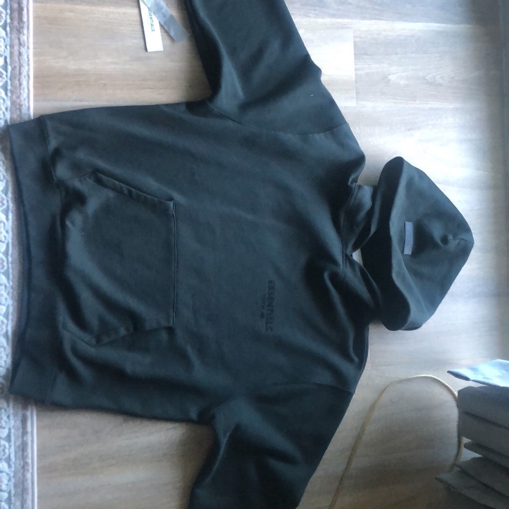 Fear of God Essentials Black Sweatshirt